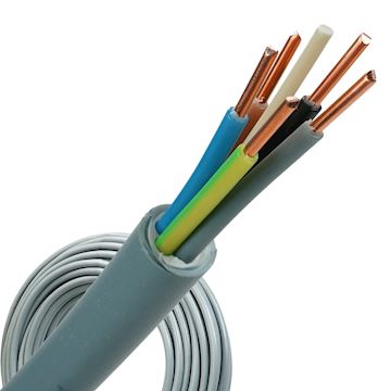 5x 1.50 mm YMvK Kabel Dca Ble,Bro,Bla,Grey,Gr/Yel (100)